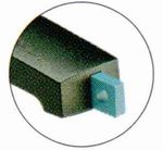 ブラックルーペ　ひも取り付け部分